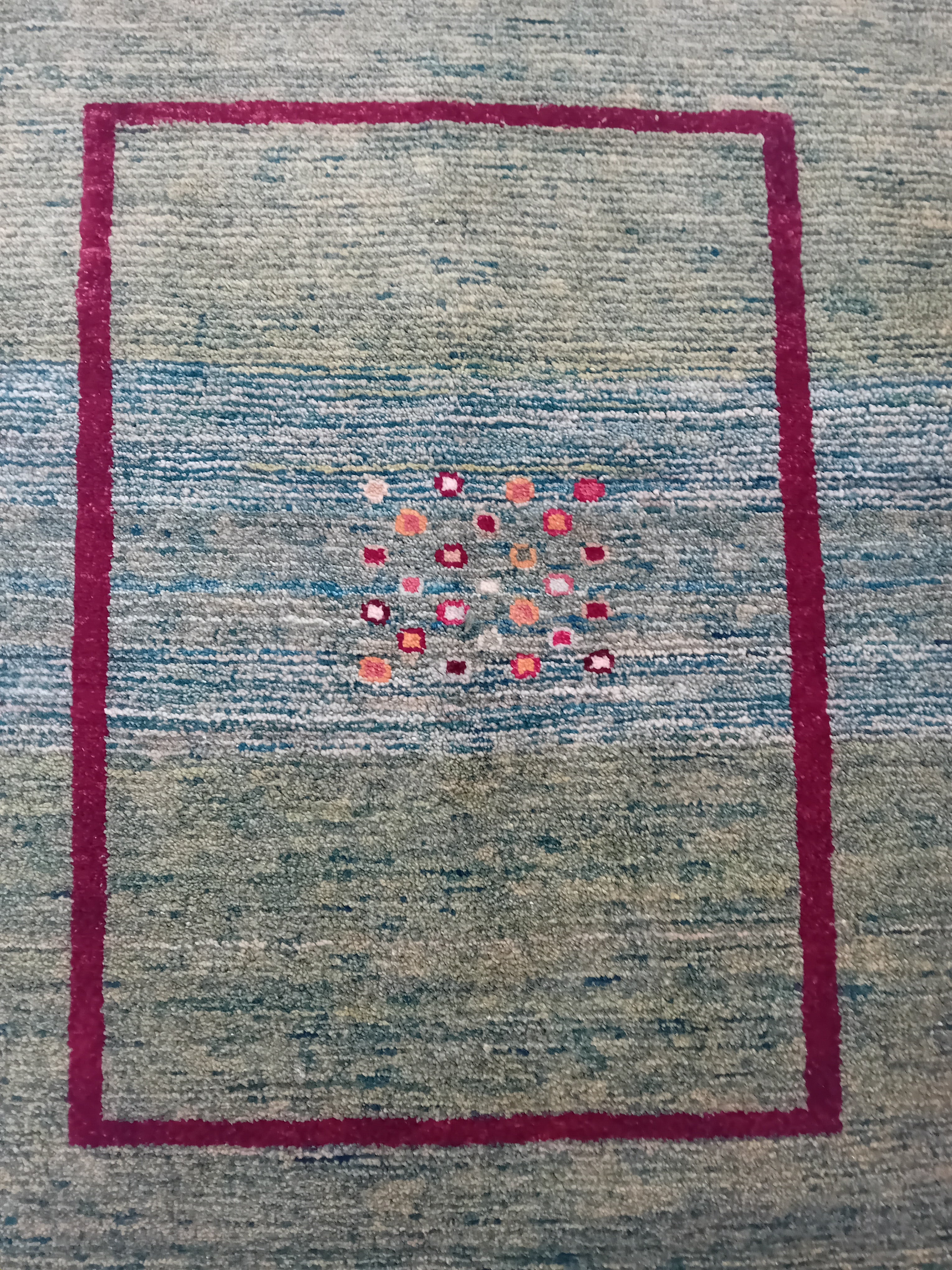 Tappeto Gabbeh in Lana e Cotone – 126 x 73 cm