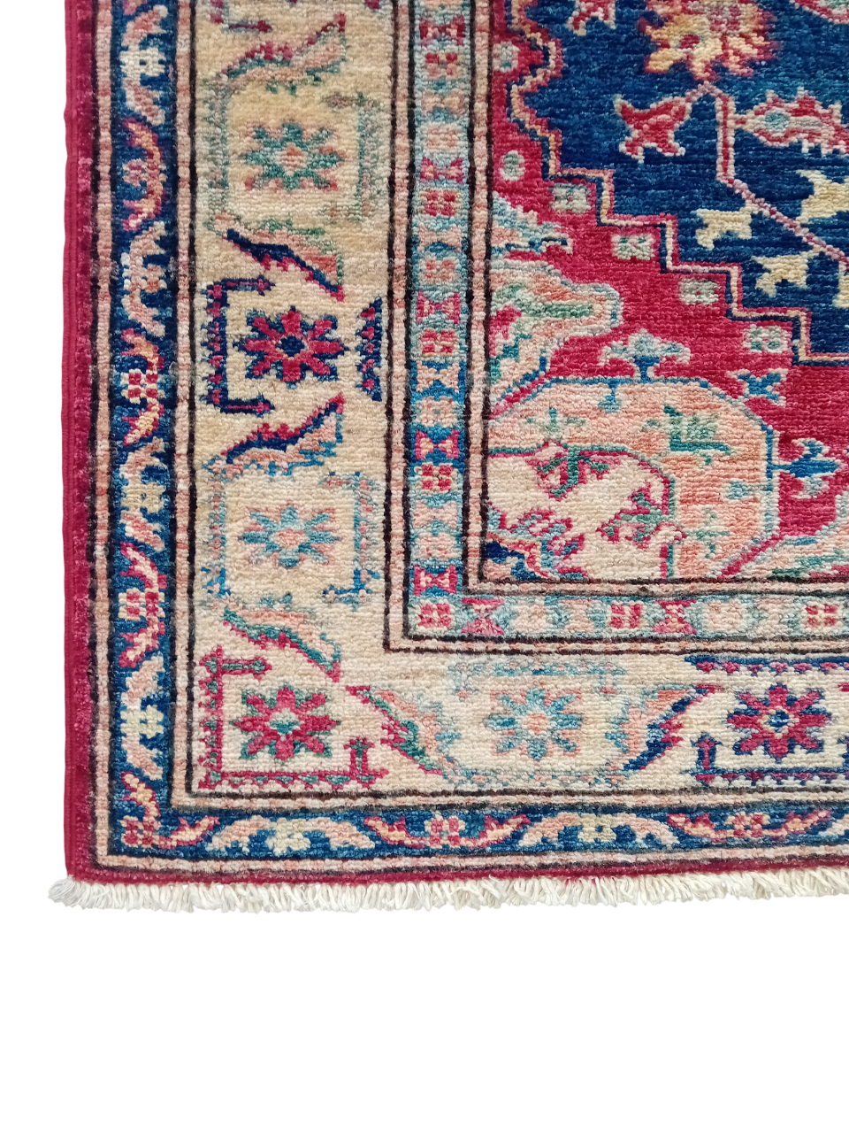 Tappeto Kazak Gold in Lana e Cotone – 137 x 99 cm