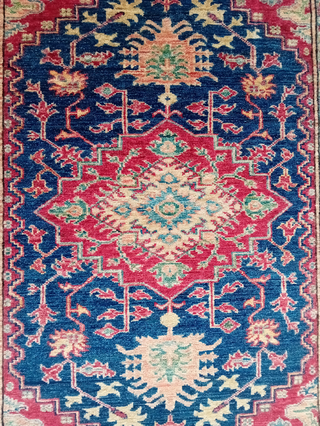 Tappeto Kazak Gold in Lana e Cotone – 137 x 99 cm