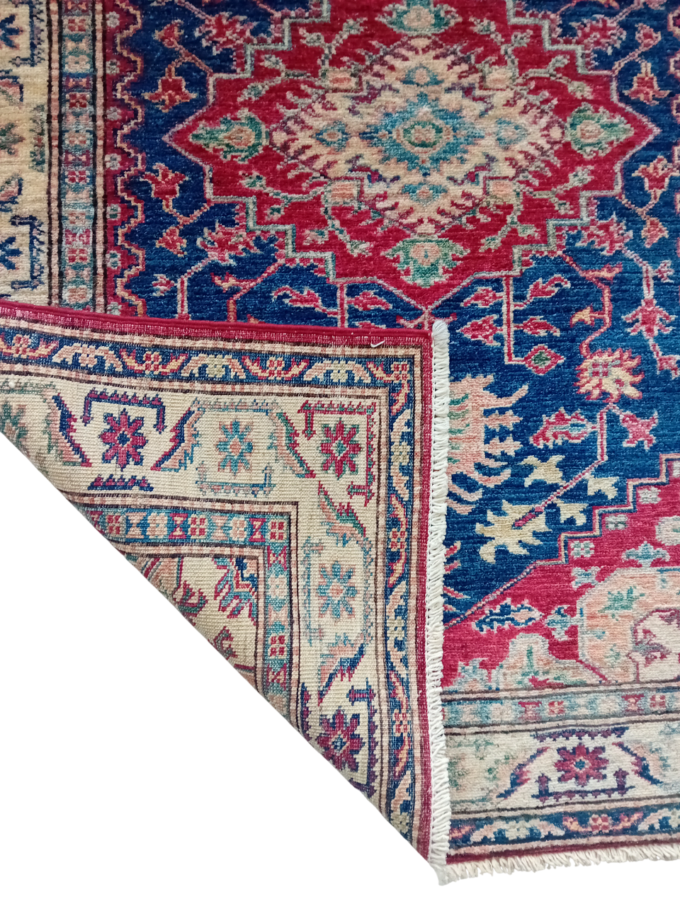 Tappeto Kazak Gold in Lana e Cotone – 137 x 99 cm