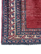 Tappeto Kazak 134x98 cm in Lana e Cotone