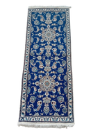 Tappeto Nain 195x77 cm in Lana, Seta e Cotone