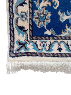 Tappeto Nain 195x77 cm in Lana, Seta e Cotone