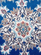 Tappeto Nain 195x77 cm in Lana, Seta e Cotone