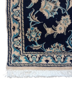 Tappeto Nain 200x80 cm in Lana, Seta e Cotone