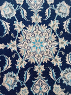 Tappeto Nain 200x80 cm in Lana, Seta e Cotone