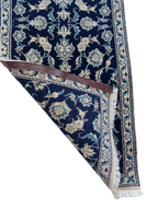 Tappeto Nain 200x80 cm in Lana, Seta e Cotone