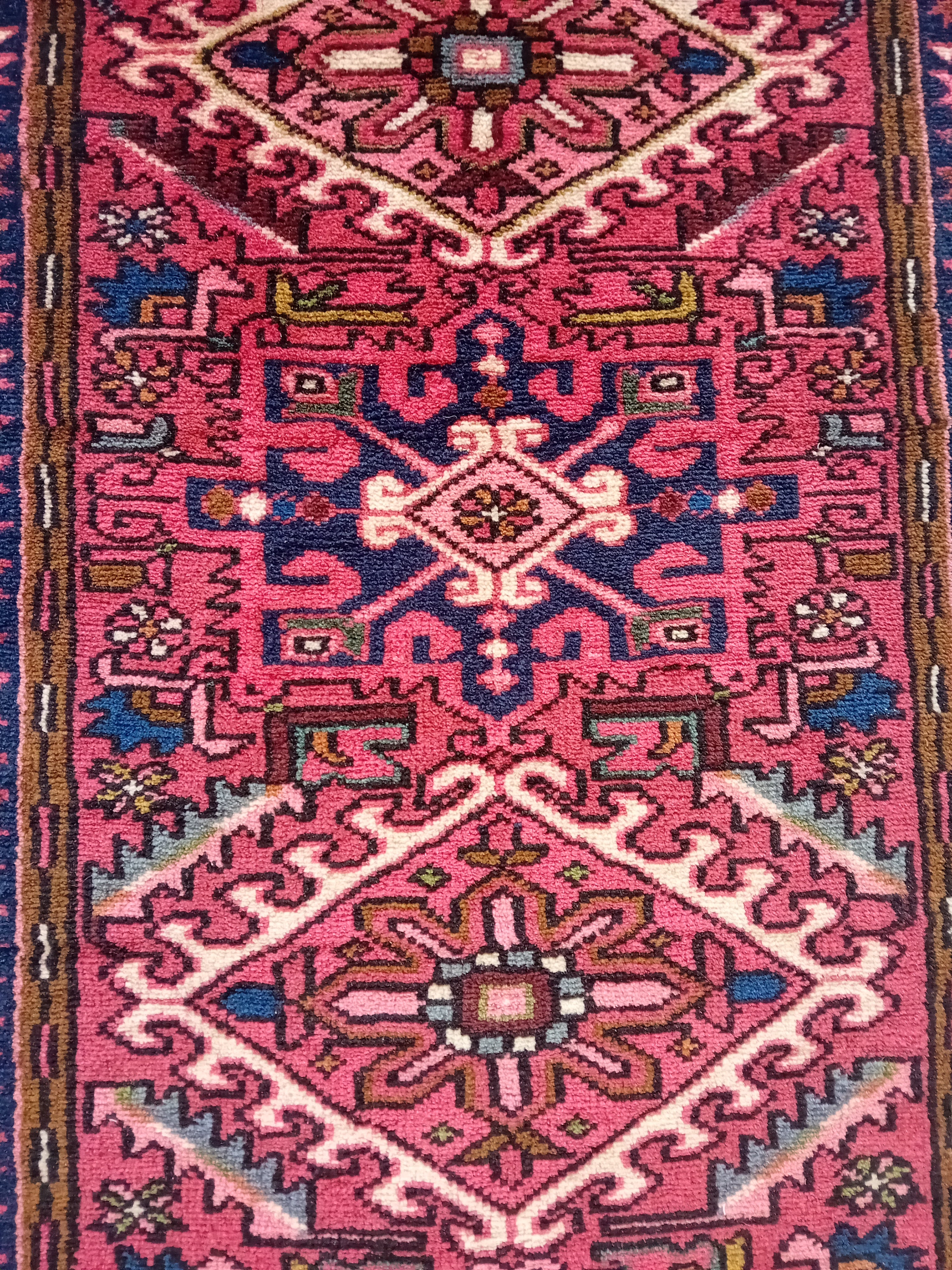 Tappeto Gharaje 209x80 cm in Lana e Cotone