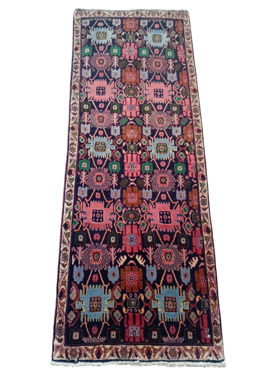 Tappeto Afshar 201x73 cm in Lana e Cotone