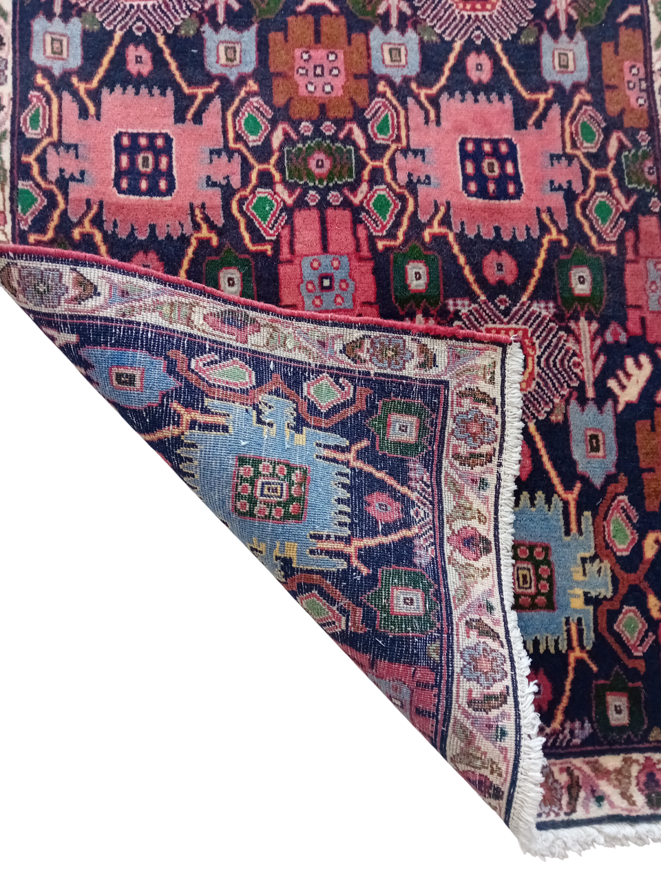 Tappeto Afshar 201x73 cm in Lana e Cotone