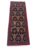 Tappeto Qum 204x82 cm in Lana e Cotone