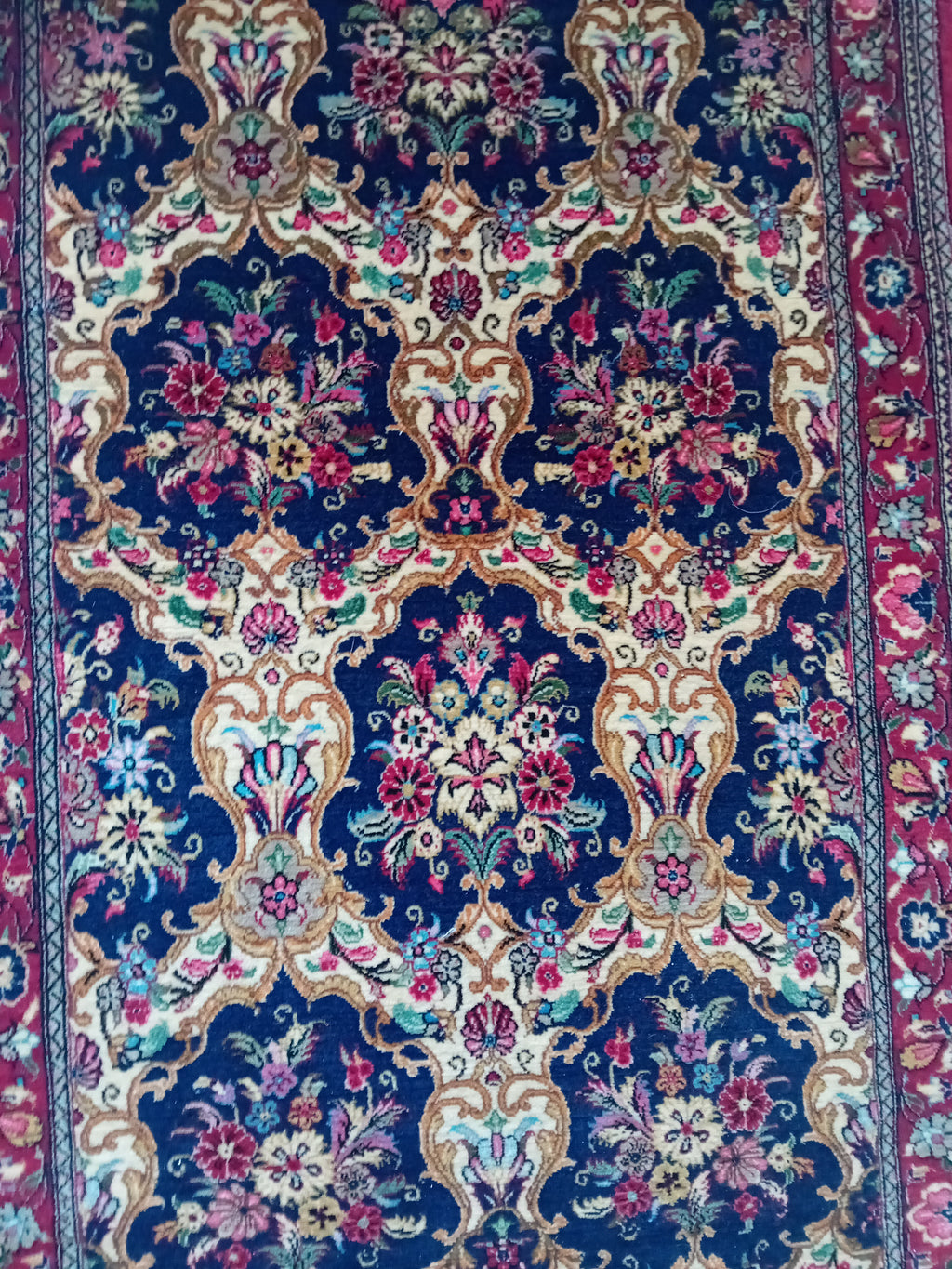 Tappeto Qum 204x82 cm in Lana e Cotone