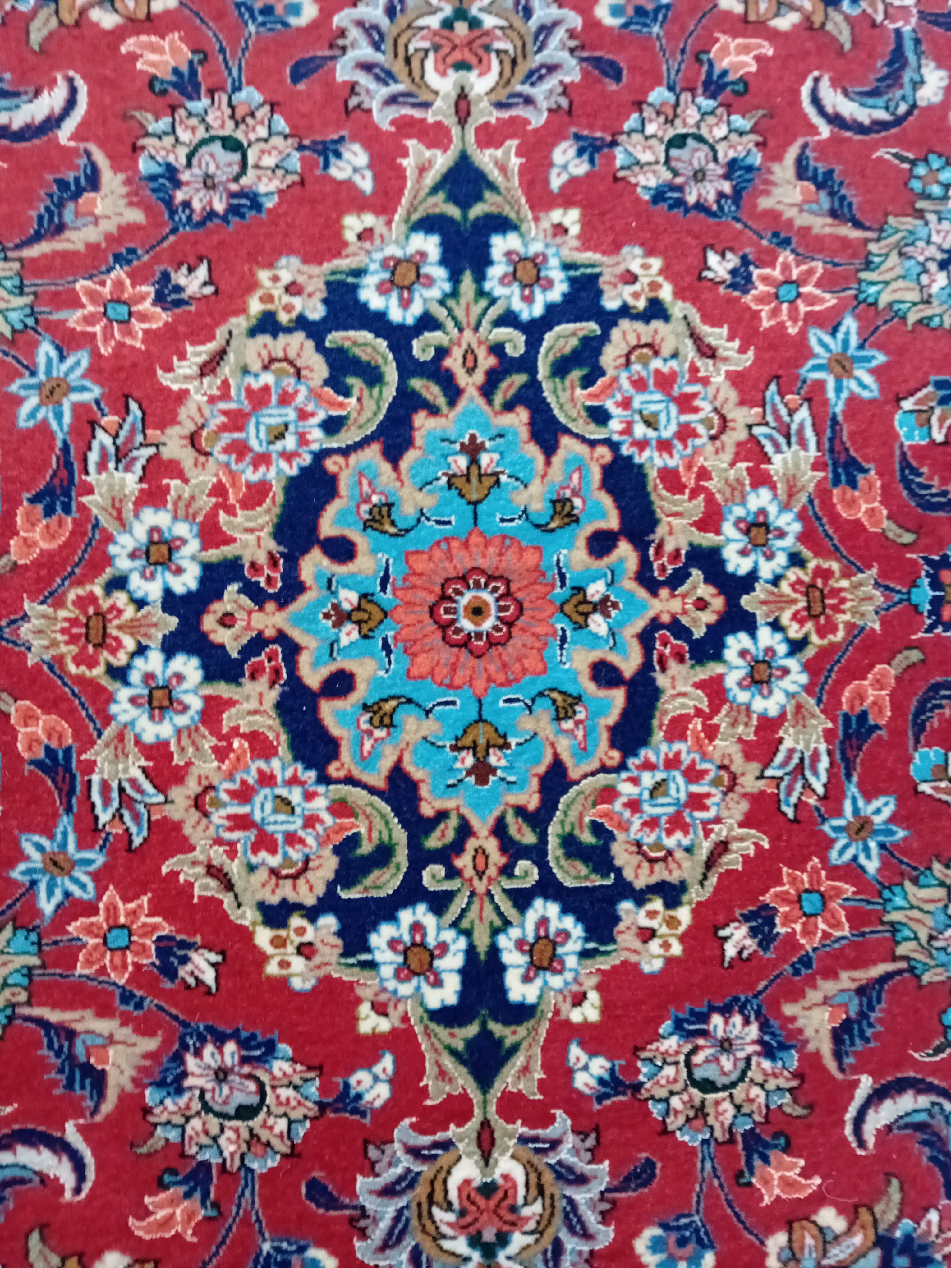 Tappeto Qum 187x89 cm in Lana e Seta su Seta