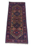 Tappeto Yalameh 198x85 cm in Lana su Lana