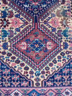 Tappeto Yalameh 198x85 cm in Lana su Lana