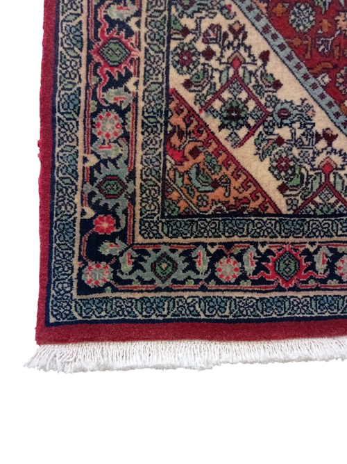 Tappeto Bijar 183x180 cm in Lana e Cotone