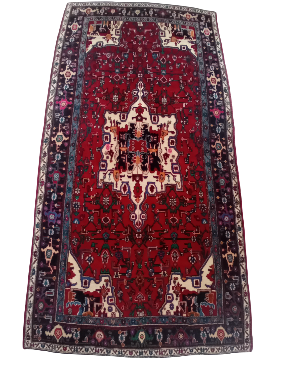 Tappeto Pija 2,38x1,21 m in Lana e Cotone