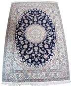 Tappeto Nain 6La 2,40x1,60 m in Lana e Seta
