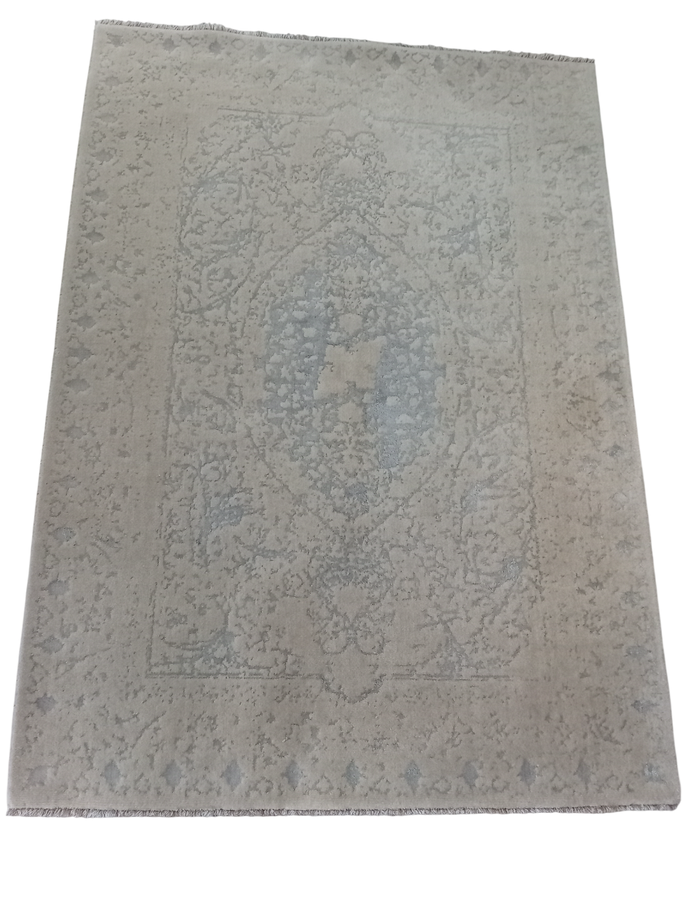 Tappeto Moderno 1,76x1,27 m in Lana e Seta