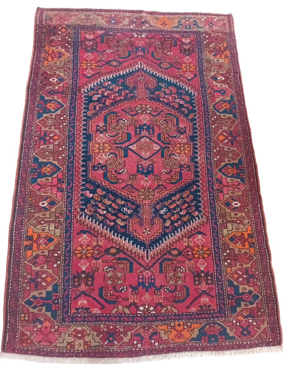 Tappeto Zanjan Vecchio 2,00x1,28 m in Lana e Cotone