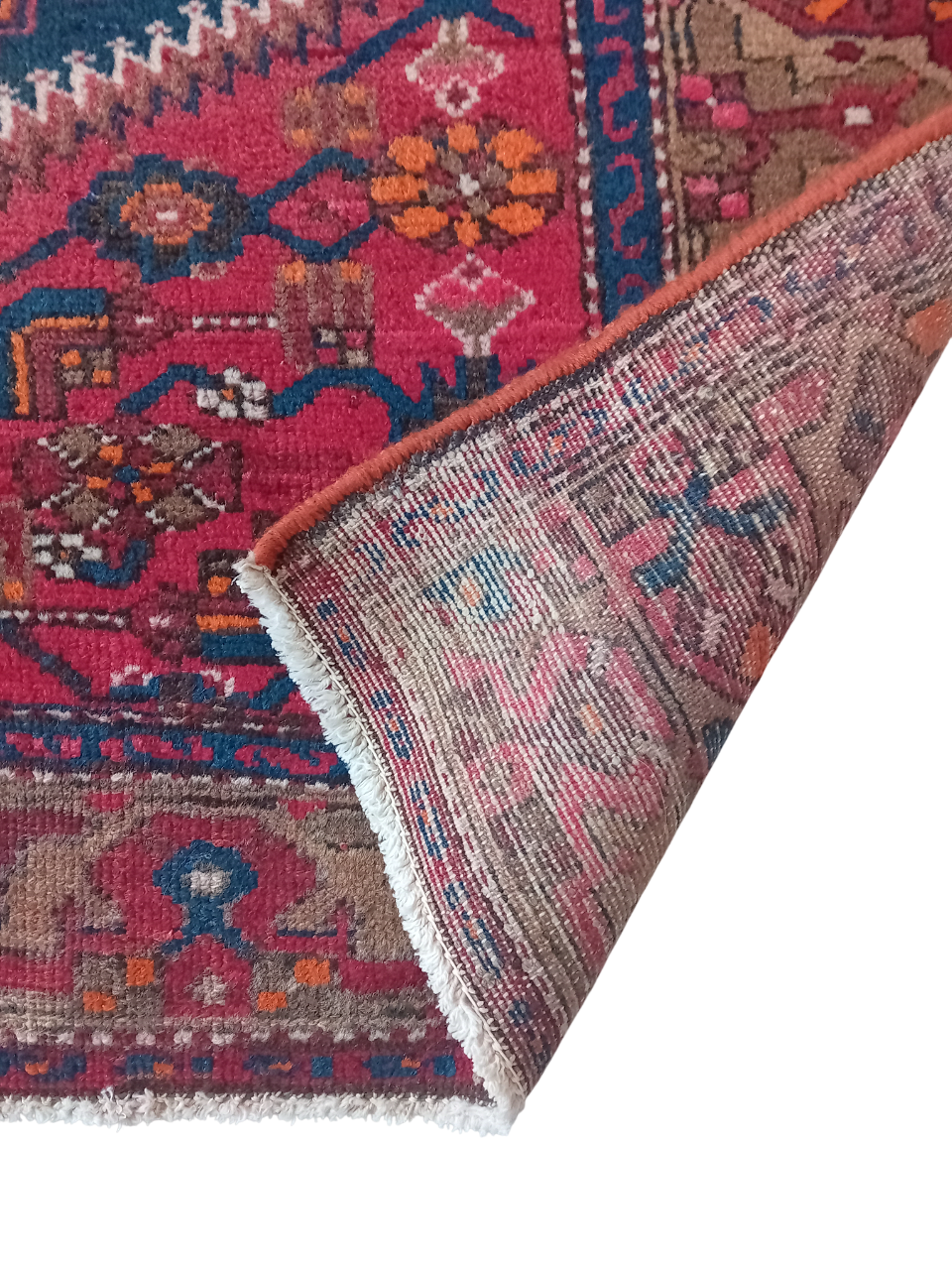 Tappeto Zanjan Vecchio 2,00x1,28 m in Lana e Cotone