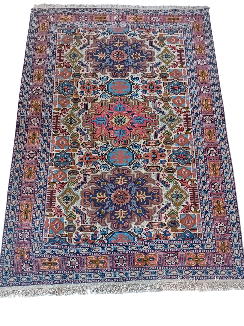 Tappeto Ardebil 1,95x1,38 m in Lana e Seta