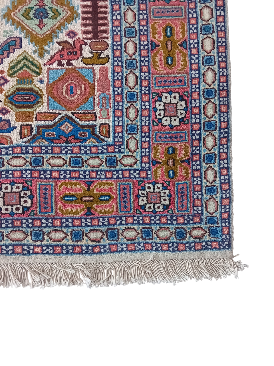 Tappeto Ardebil 1,95x1,38 m in Lana e Seta