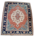 Tappeto Heriz 1,90x1,65 m in Lana e Cotone