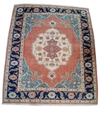Tappeto Heriz 1,90x1,65 m in Lana e Cotone