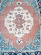 Tappeto Heriz 1,90x1,65 m in Lana e Cotone
