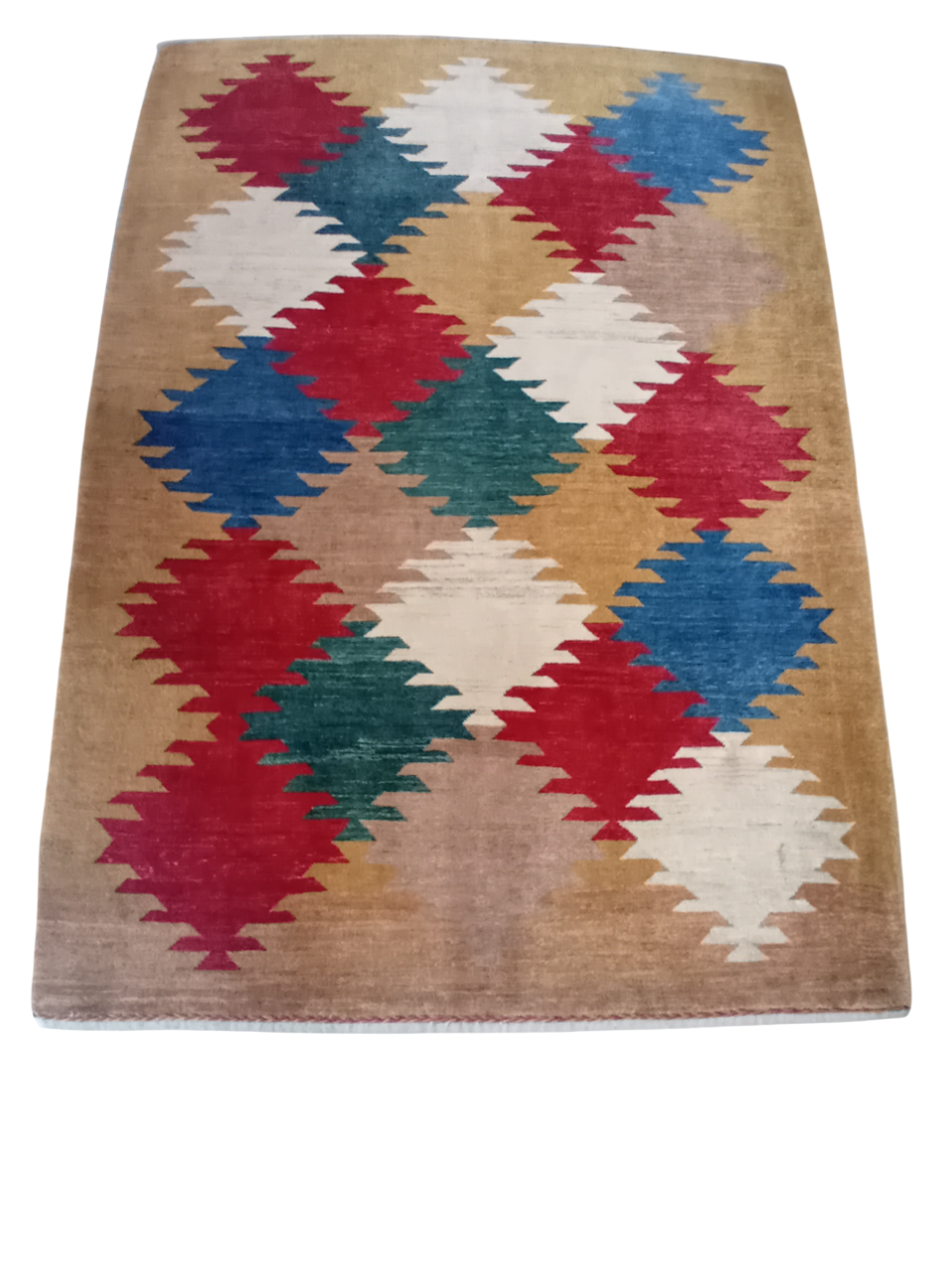 Tappeto Gabbe Fino 1,89x1,38 m in Lana e Cotone