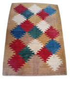 Tappeto Gabbe Fino 1,89x1,38 m in Lana e Cotone