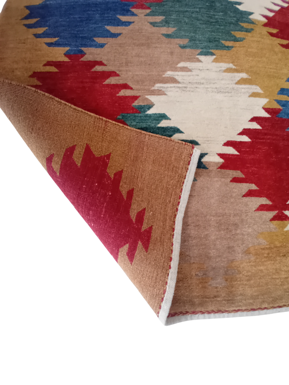 Tappeto Gabbe Fino 1,89x1,38 m in Lana e Cotone