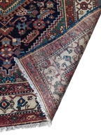 Tappeto Hamedan Vecchio 1,90x1,25 m in Lana e Cotone