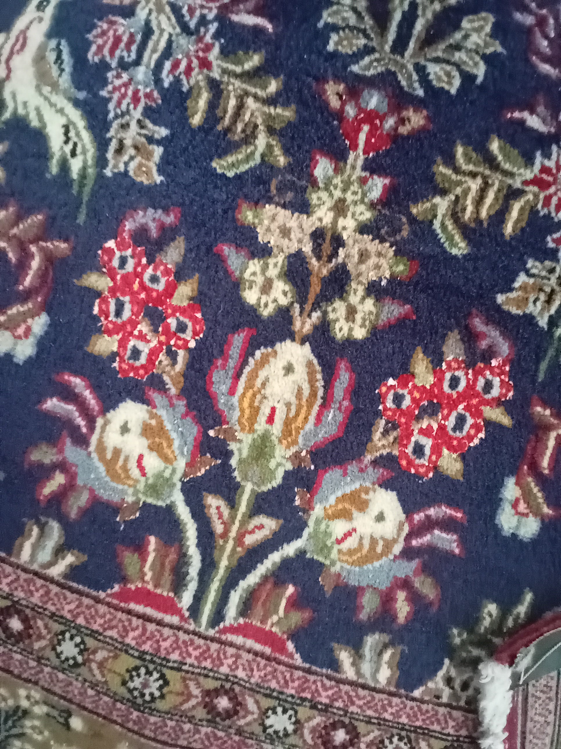 Tappeto Qum in Lana, Seta e Cotone