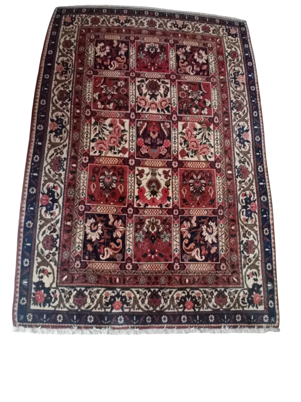 Tappeto Bakhtiar in Lana e Cotone 193×134 cm