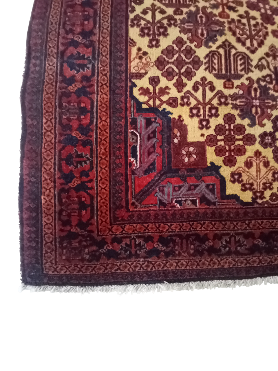 Tappeto Meymeh in Lana e Seta 211×134 cm