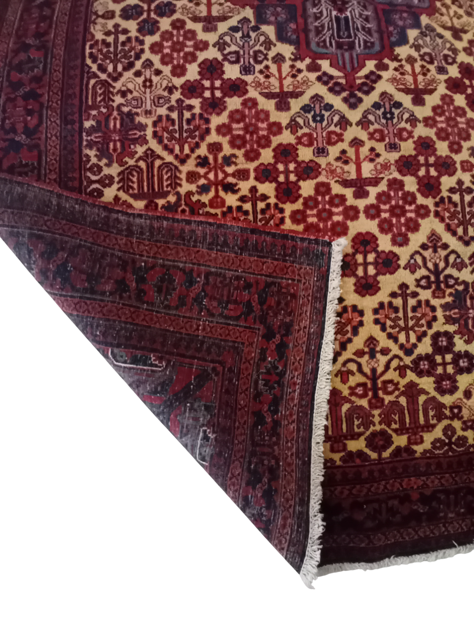 Tappeto Meymeh in Lana e Seta 211×134 cm