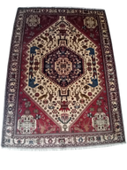 Tappeto Abadeh in Lana e Cotone 202×130 cm