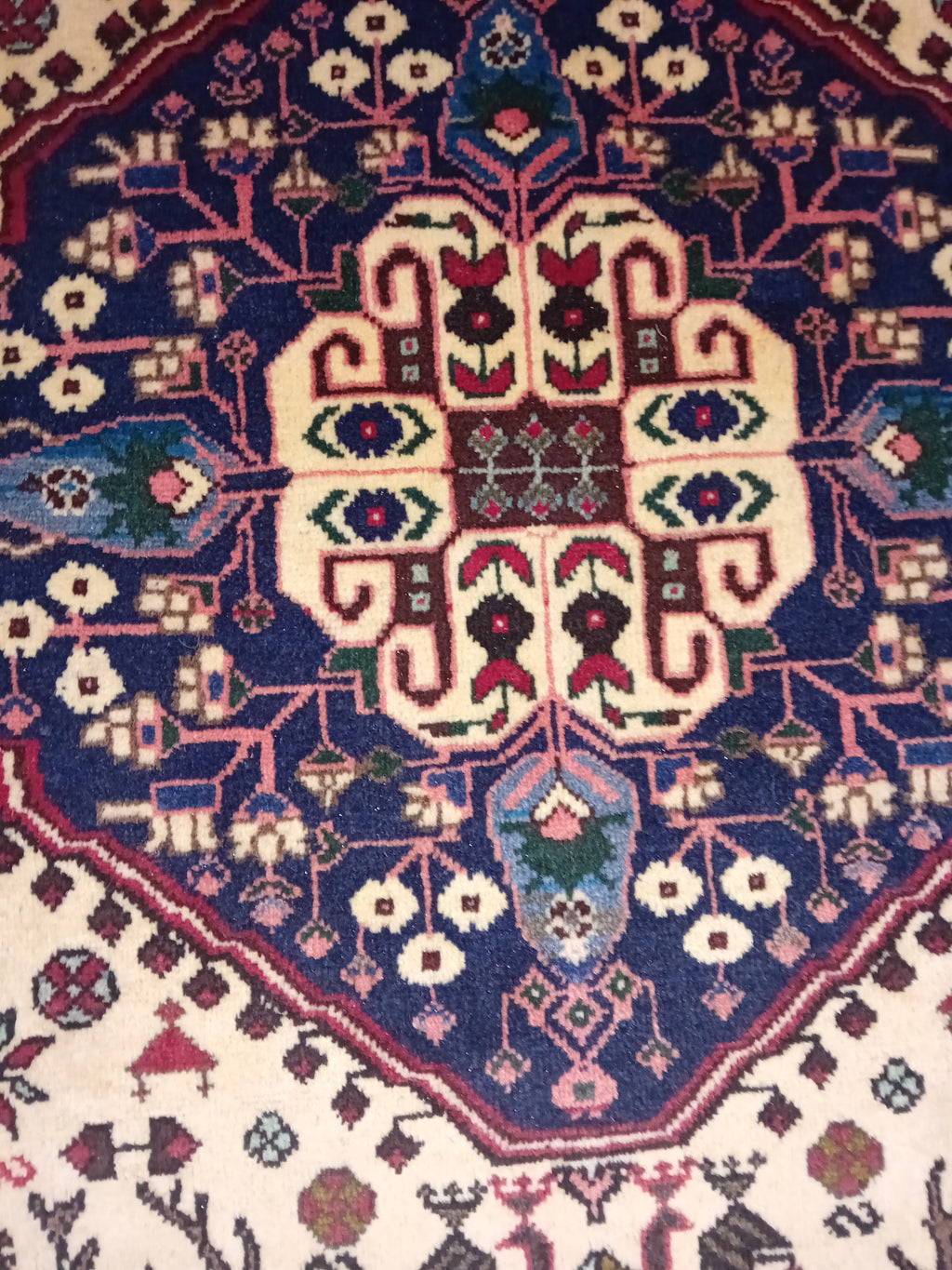 Tappeto Abadeh in Lana e Cotone 202×130 cm