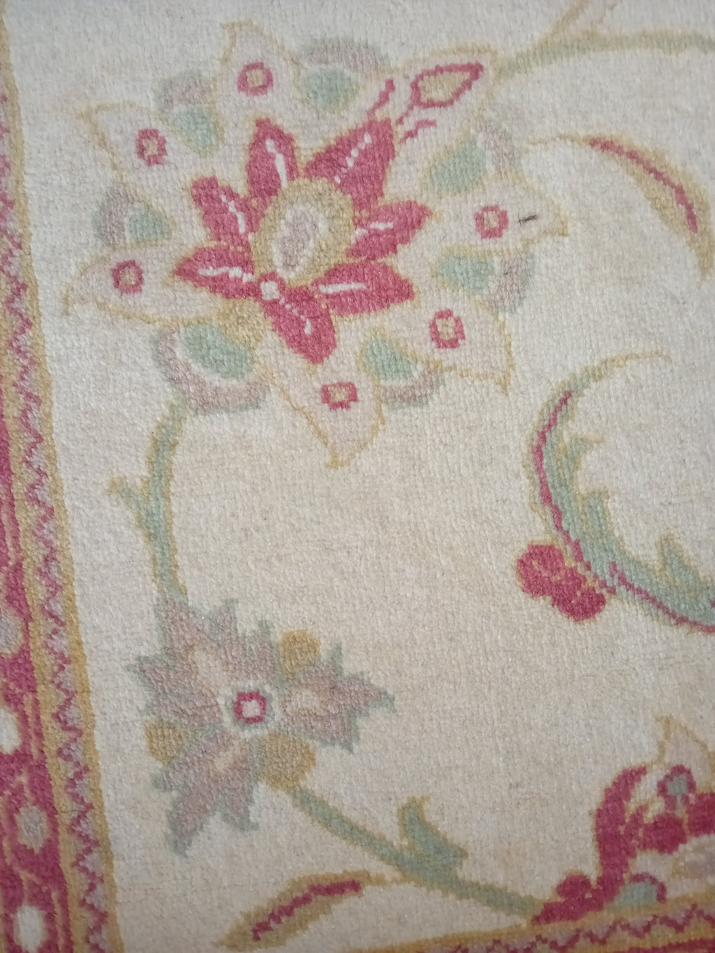 Tappeto Mahal in Lana e Cotone 208×130 cm