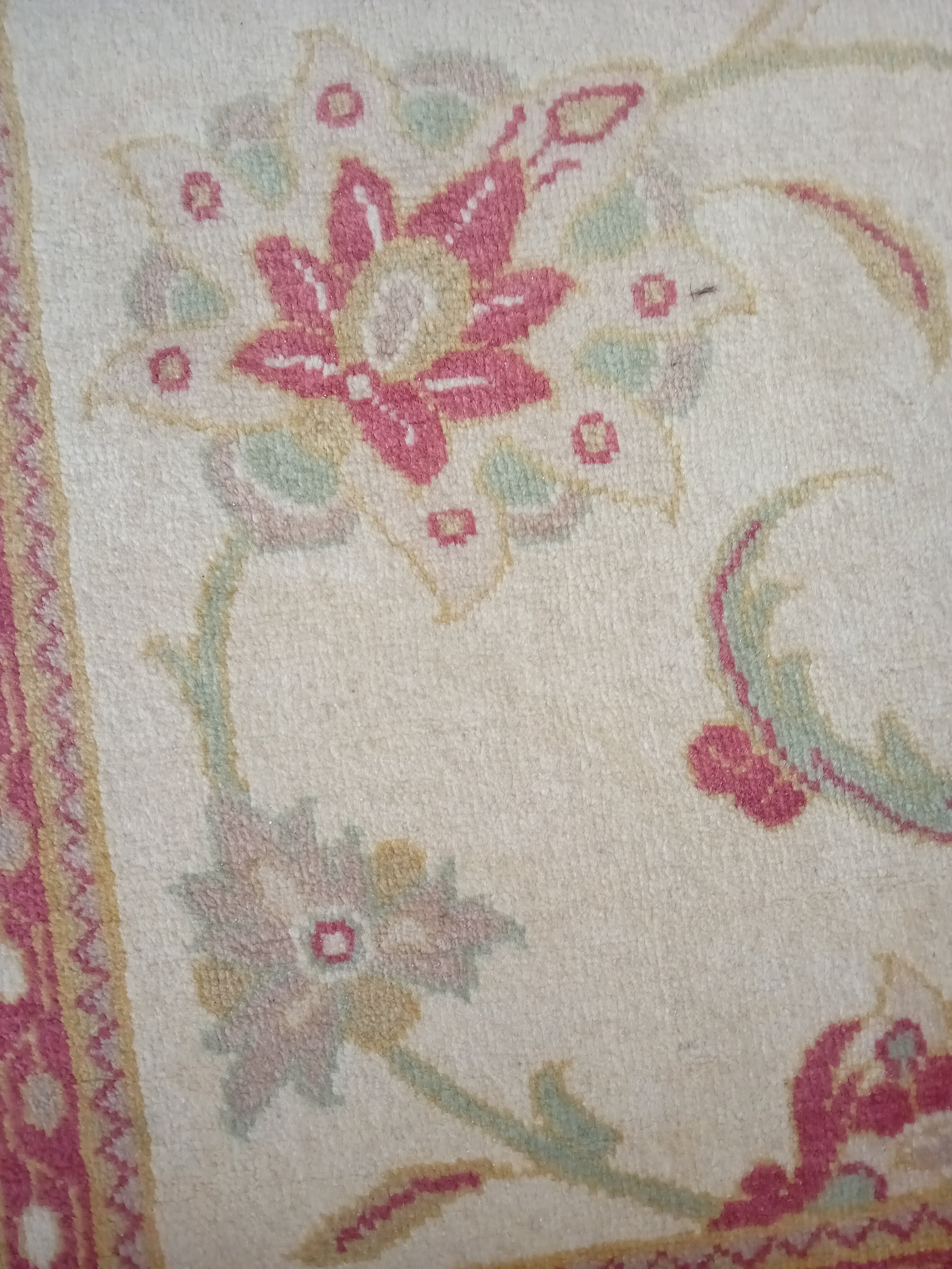 Tappeto Mahal in Lana e Cotone 208×130 cm