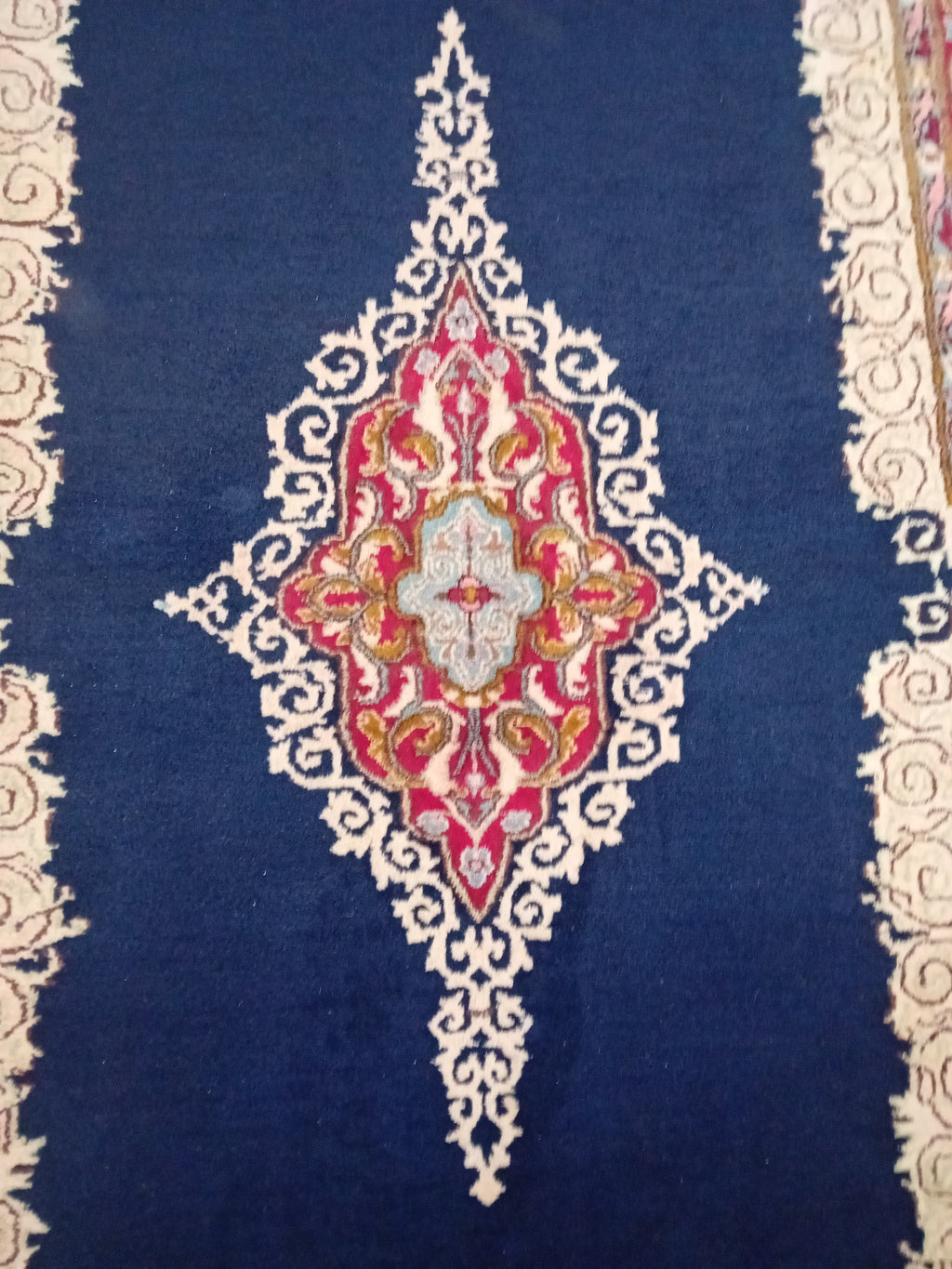 Tappeto Kirman in Lana e Cotone 203×120 cm
