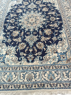 Tappeto Nain  200x150 cm – Lana e Seta di Alta Qualità