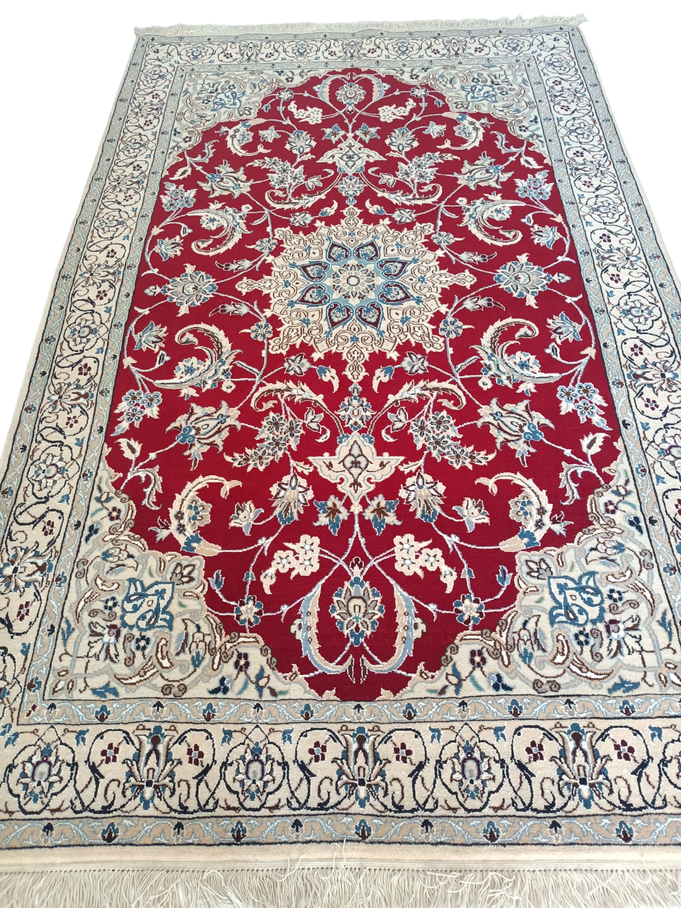 Tappeto Nain 9La – Lana e Seta – 212 x 127 cm