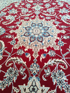 Tappeto Nain 9La – Lana e Seta – 212 x 127 cm