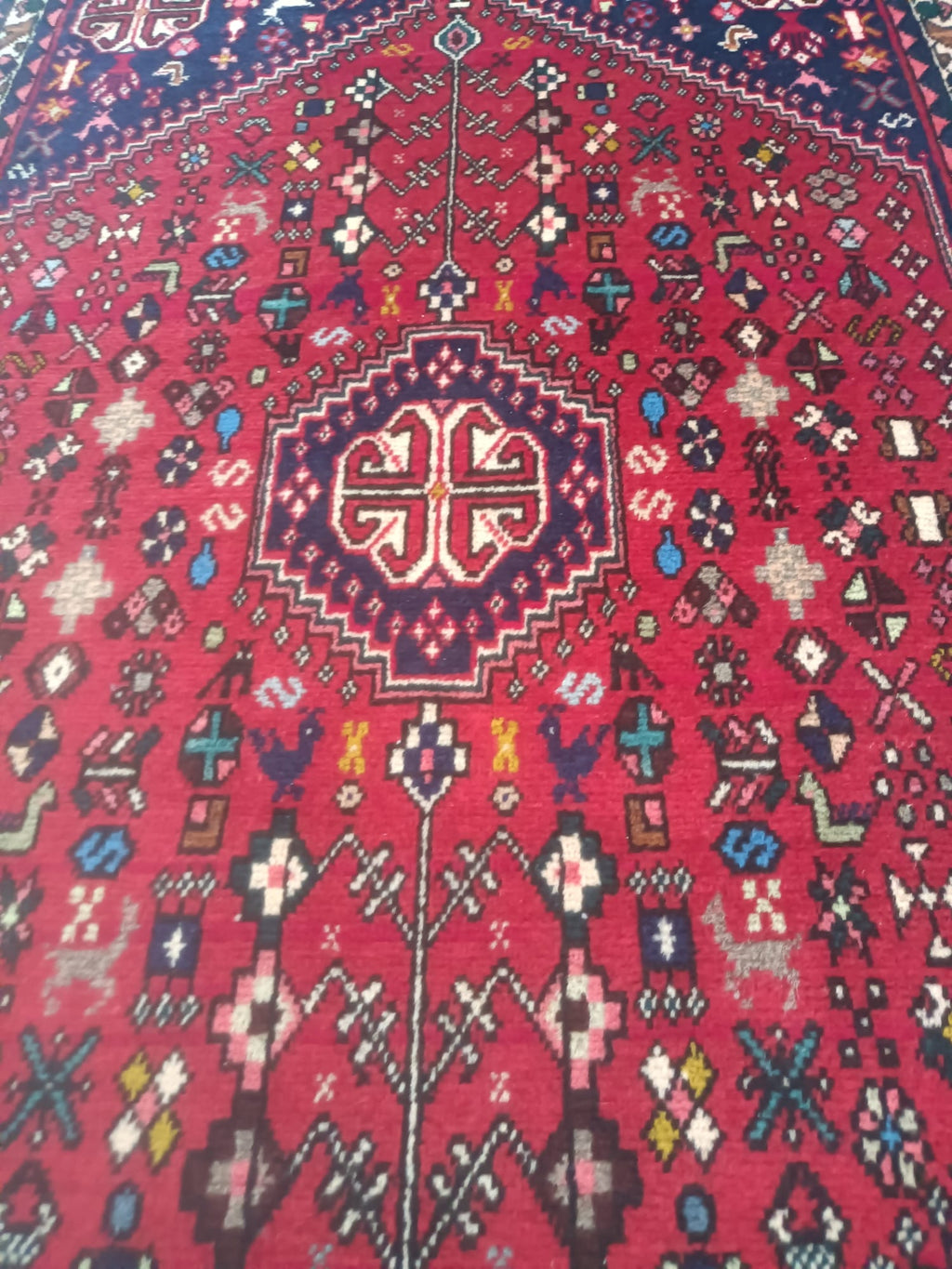 Tappeto Abadeh – 122x74 cm – Rosso