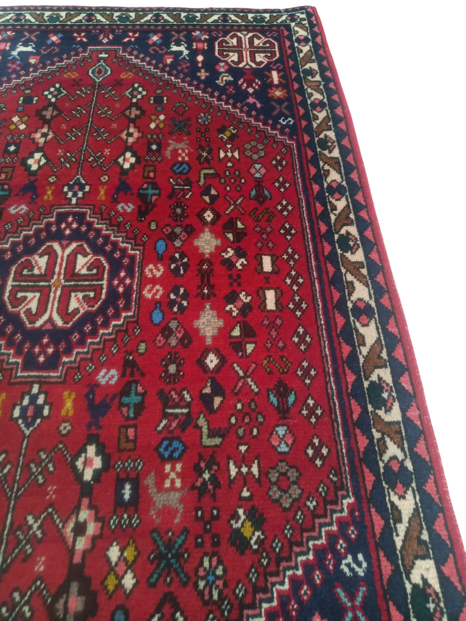 Tappeto Abadeh – 122x74 cm – Rosso