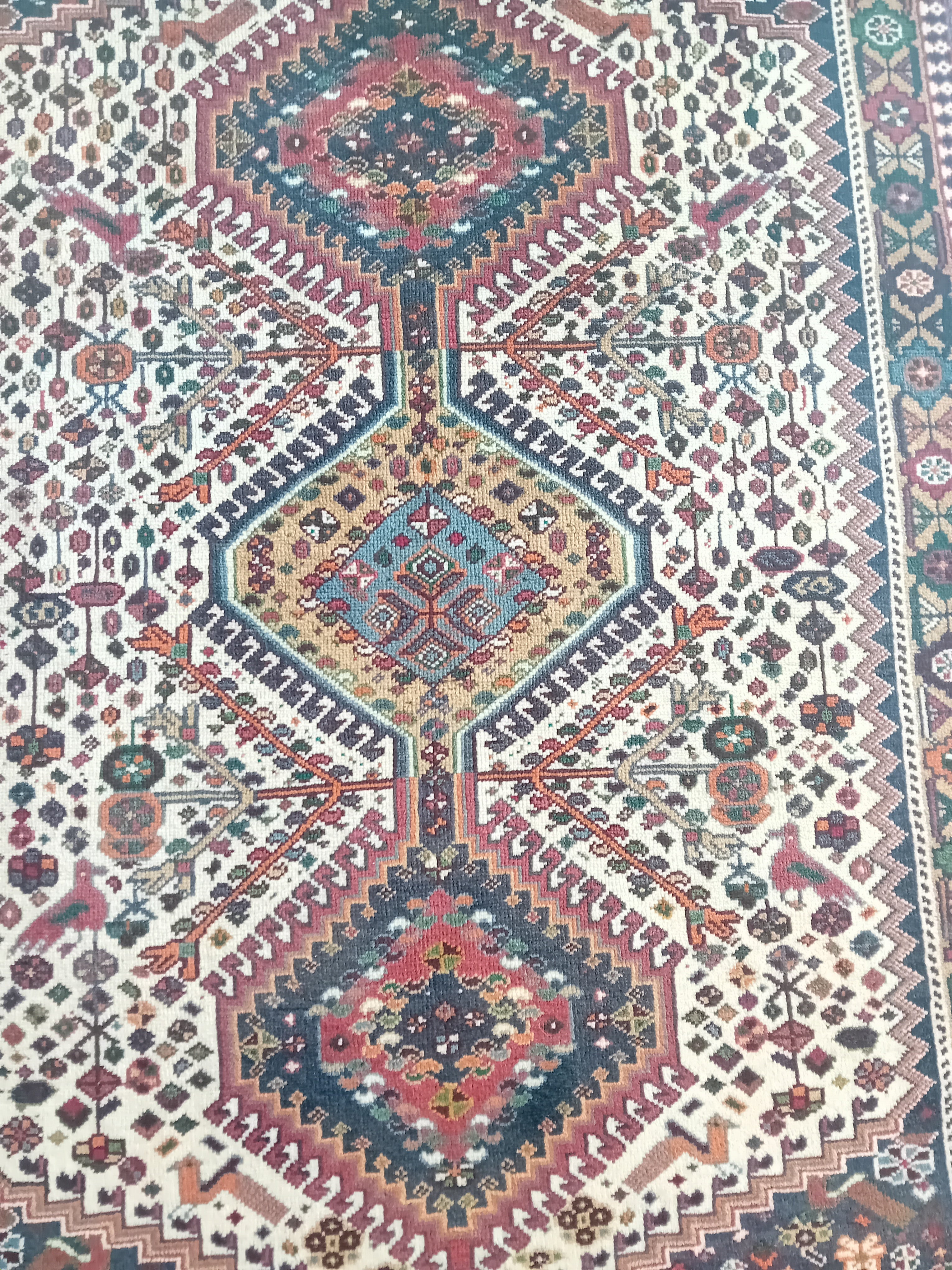 Tappeto Yalameh 158x105 cm, Lana su Lana, Fatto a Mano