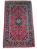 Tappeto Kashan 140x105 cm in Lana e Cotone, Fatto a Mano